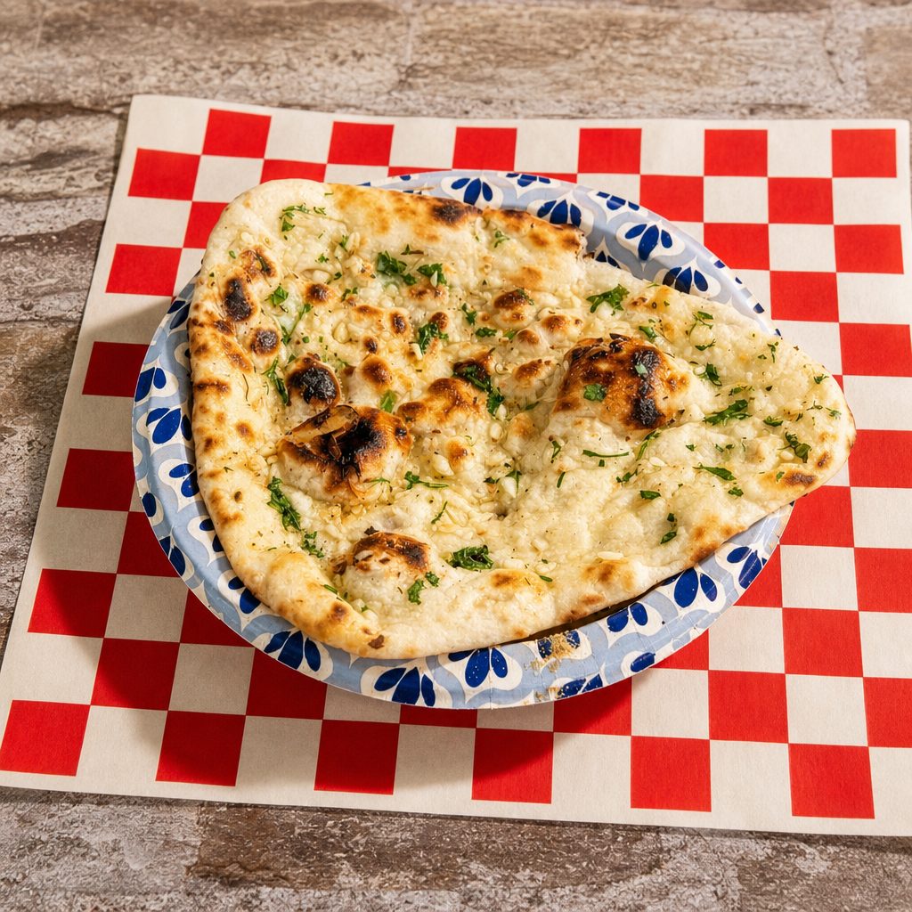 Garlic Naan Bread -  2 pc..