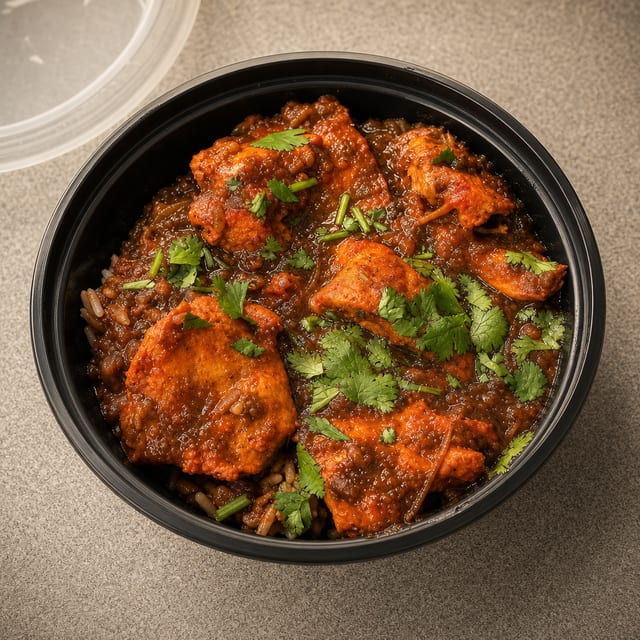Chicken Manchurian Curry.