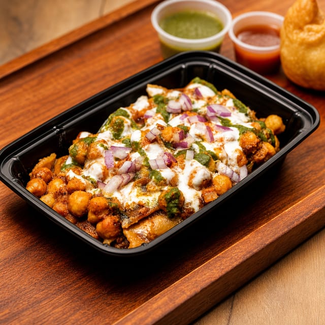 Samosa Chaat.